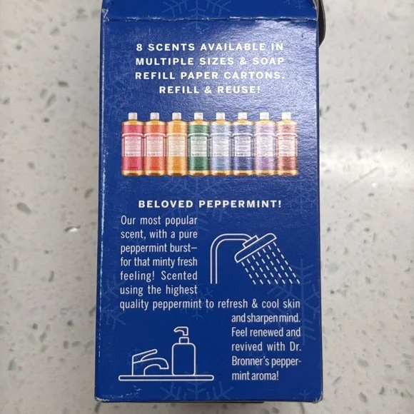 🎈Dr. Bronner’s Joy! Peppermint Essentials Gift Set, Organic, New, Sealed - Picture 2 of 4